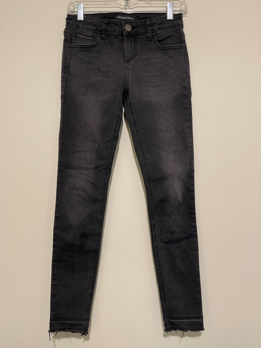 Prosperity Women's Faded Black Skinny Jeans size 26